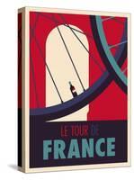 Tour de France-Spencer Wilson-Stretched Canvas