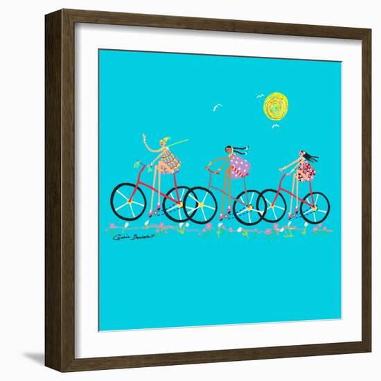 Tour de Girls-Caroline Benchétrit-Framed Art Print