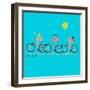 Tour de Girls-Caroline Benchétrit-Framed Art Print