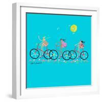 Tour de Girls-Caroline Benchétrit-Framed Art Print