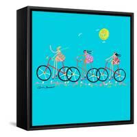 Tour de Girls-Caroline Benchétrit-Framed Stretched Canvas