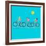 Tour de Girls-Caroline Benchétrit-Framed Art Print