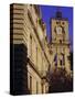 Tour De L'Horloge and Town Hall, Aix En Provence, Provence, France, Europe-John Miller-Stretched Canvas