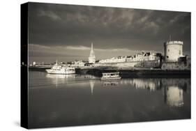 Tour De La Lanterne and Tour De La Chaine Towers, La Rochelle, Charente-Maritime-null-Stretched Canvas