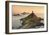 Tour De La Parata and the Islands of Iles Sanguinaires, Corsica, France, Mediterranean, Europe-Markus Lange-Framed Photographic Print