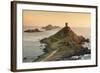 Tour De La Parata and the Islands of Iles Sanguinaires, Corsica, France, Mediterranean, Europe-Markus Lange-Framed Photographic Print