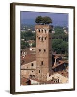 Tour Des Guinigi, Lucca, Tuscany, Italy-Bruno Morandi-Framed Photographic Print