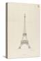 Tour Eiffel : élévation générale-Alexandre-Gustave Eiffel-Stretched Canvas