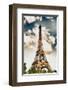 Tour Eiffel Tower Paris France-null-Framed Art Print