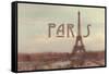 Tour Eiffel-Cora Niele-Framed Stretched Canvas