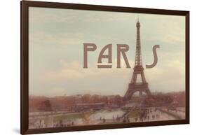 Tour Eiffel-Cora Niele-Framed Giclee Print