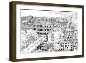 Tour of Europe III-Melissa Wang-Framed Art Print