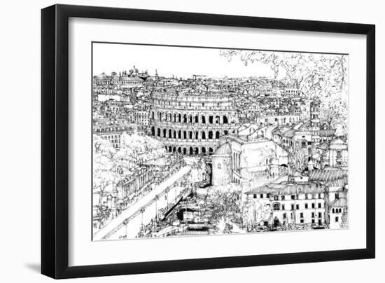 Tour of Europe III-Melissa Wang-Framed Premium Giclee Print