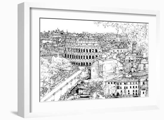 Tour of Europe III-Melissa Wang-Framed Premium Giclee Print