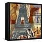Tour Paris-Eric Yang-Framed Stretched Canvas