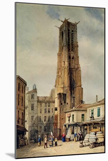 Tour Saint-Jacques-Francois Etienne Villeret-Mounted Giclee Print