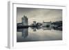 Tour St-Nicholas and Tour De La Chaine Towers at Dawn, Old Port, La Rochelle, Charente-Maritime-null-Framed Photographic Print