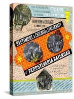 Tour the Famous Pennsylvania Railroad-null-Stretched Canvas