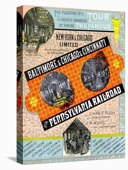 Tour the Famous Pennsylvania Railroad-null-Stretched Canvas