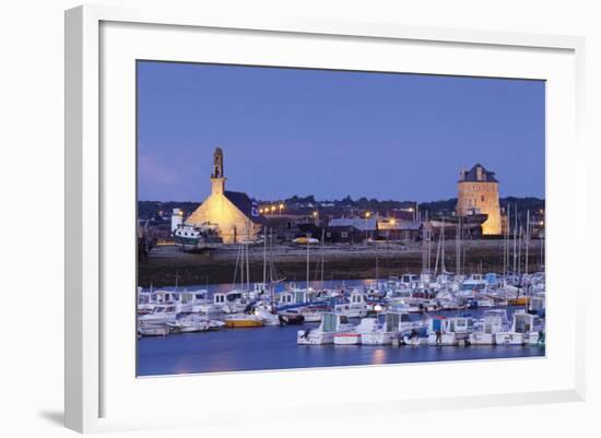 Tour Vauban and the Chapel Notre Dame De Rocamadour with Fishing Boats-Markus Lange-Framed Photographic Print