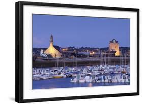 Tour Vauban and the Chapel Notre Dame De Rocamadour with Fishing Boats-Markus Lange-Framed Photographic Print