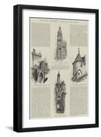 Touraine, Described in English and French-Albert Robida-Framed Premium Giclee Print