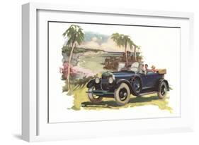 Touring by the Coast-null-Framed Art Print