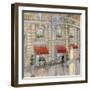 Touring Paris Couple II-Julia Purinton-Framed Art Print