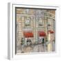 Touring Paris Couple II-Julia Purinton-Framed Art Print