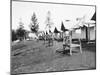 Tourist accommodations in upper Geyser Basin, Yellowstone Park, 1903-Frances Benjamin Johnston-Mounted Photographic Print