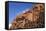 Tourist around the Urn Tomb, Royal Tombs, Petra, UNESCO World Heritage Site, Jordan, Middle East-Eleanor Scriven-Framed Stretched Canvas