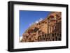 Tourist around the Urn Tomb, Royal Tombs, Petra, UNESCO World Heritage Site, Jordan, Middle East-Eleanor Scriven-Framed Photographic Print