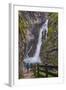 Tourist at Savica Waterfall Near Lake Bohinj, Triglav National Park, Julian Alps, Slovenia, Europe-Matthew Williams-Ellis-Framed Photographic Print