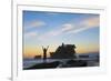 Tourist at Tanah Lot. Bali Island, Indonesia-Keren Su-Framed Photographic Print