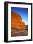 Tourist at Wadi Rum, Jordan, Middle East-Neil Farrin-Framed Photographic Print