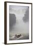 Tourist Boat at Iguazu Falls, Iguazu National Park, UNESCO World Heritage Site, Misiones, Argentina-Ian Trower-Framed Photographic Print