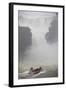 Tourist Boat at Iguazu Falls, Iguazu National Park, UNESCO World Heritage Site, Misiones, Argentina-Ian Trower-Framed Photographic Print