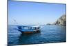 Tourist Boat in Form of a Dhow Sailing in the Khor Ash-Sham Fjord, Musandam, Oman, Middle East-Michael Runkel-Mounted Photographic Print