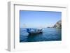 Tourist Boat in Form of a Dhow Sailing in the Khor Ash-Sham Fjord, Musandam, Oman, Middle East-Michael Runkel-Framed Photographic Print