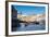 Tourist Boat on a Water Channel in the Center of St. Petersburg, Russia, Europe-Michael Runkel-Framed Photographic Print