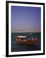 Tourist Boat on Lake Tiberias, the Sea of Galilee, North Israel, Israel, Middle East-Adina Tovy-Framed Photographic Print