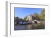 Tourist Boat on the Keizersgracht Canal, Amsterdam, Netherlands, Europe-Amanda Hall-Framed Photographic Print