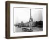 Tourist Boat on the River Seine-null-Framed Photographic Print