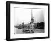 Tourist Boat on the River Seine-null-Framed Photographic Print