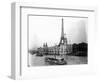Tourist Boat on the River Seine-null-Framed Photographic Print