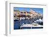 Tourist Boats in Marina in Marseillan Harbor, Herault, Languedoc-Roussillon Region, France, Europe-Guy Thouvenin-Framed Photographic Print