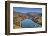 Tourist boats, vineyards and the Douro River, Alto Douro Wine Valley, UNESCO World Heritage Site, P-Richard Maschmeyer-Framed Photographic Print