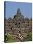 Tourist Crowds at the Buddhist Monument, Borobudur, Java, Indonesia, Southeast Asia-Harding Robert-Stretched Canvas