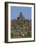 Tourist Crowds at the Buddhist Monument, Borobudur, Java, Indonesia, Southeast Asia-Harding Robert-Framed Photographic Print