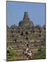 Tourist Crowds at the Buddhist Monument, Borobudur, Java, Indonesia, Southeast Asia-Harding Robert-Mounted Photographic Print